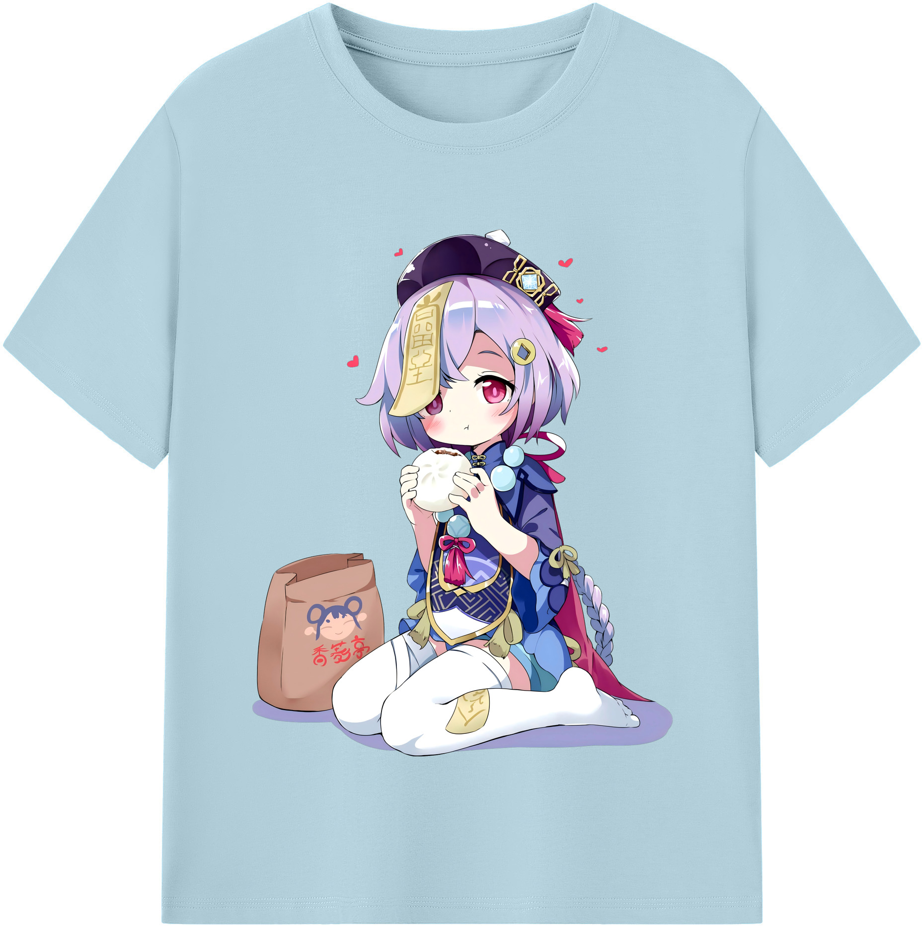 げんし神 七七 なな  genshin Nana 綿100％半袖Tシャツ（フロントプリント）